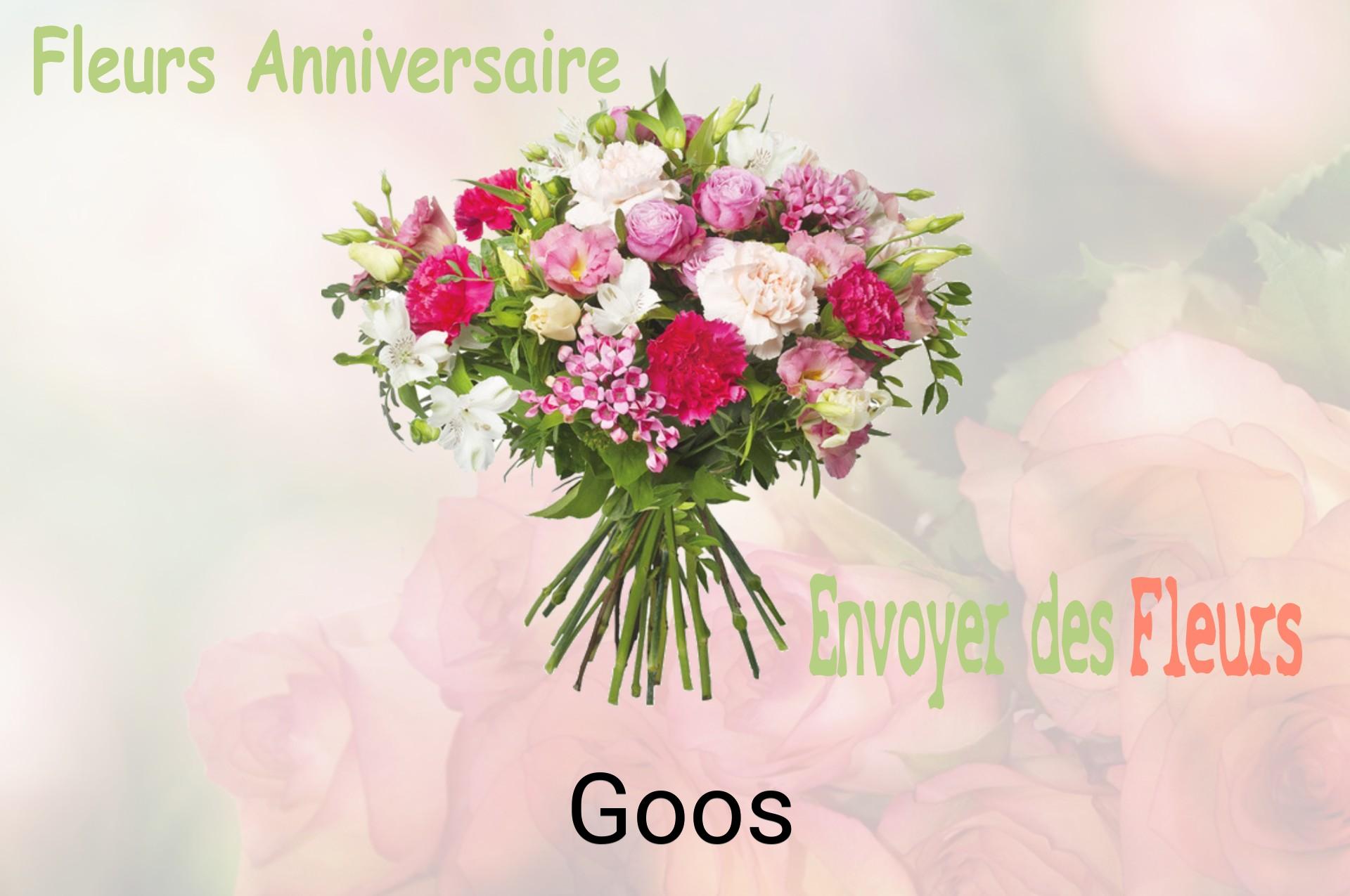Bouquet de fleurs d’anniversaire livré à Goos